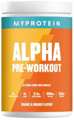 MyProtein Alpha Pre-Workout 600 g - pomeranč/mango