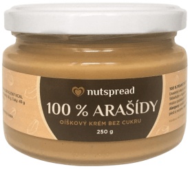 Nutspread 100% ořechové máslo 250 g - vlašské ořechy