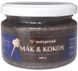 Nutspread Kokosovo-makové máslo 250 g