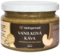 Nutspread Vanilková káva bez cukru 250 g