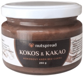 Nutspread Kokosové máslo s kakaem 250 g VÝPRODEJ 10.3.2025