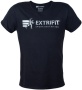 Extrifit Tričko černé se stříbrným logem