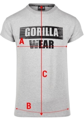 Gorilla Wear Pánske tričko Murray Černé