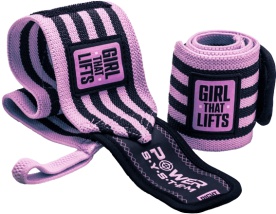 POWER SYSTEM dámské posilovací bandáže na zápěstí Wrist Wraps GTL - modrá