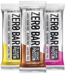 BiotechUSA Zero Bar 50 g - čokoláda/marcipán