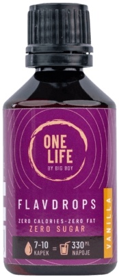 ONE LIFE Flavour Drops 50 ml - vanilka