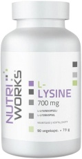 NutriWorks L-Lysine 700mg 90 kapslí