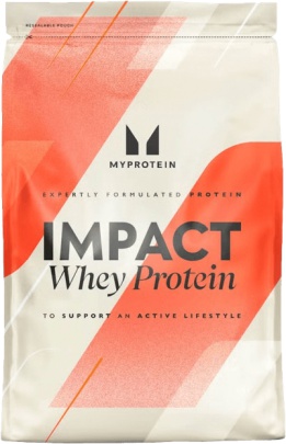 MyProtein Impact Whey Protein 2500 g - vanilka/malina VÝPRODEJ (POŠK. OBAL)