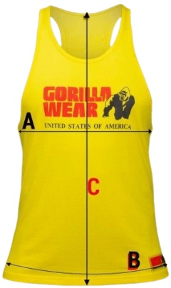 Gorilla Wear Pánské tílko Classic Wild lime - XXL