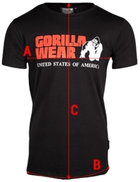 Gorilla Wear Pánské tričko Classic Dark gray