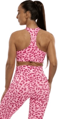 Booty BW LEO PINK sportovní podprsenka - S
