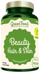 GreenFood Beauty Hair & Skin 90 kapslí