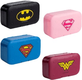SmartShake Pill Box organizer DC 2 pack - Batman