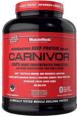 MuscleMeds Carnivor Beef Protein 2038 g - čokoláda/arašídové máslo