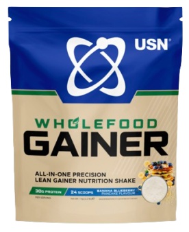 USN All-in-one Wholefood Gainer 42 g - banán/borůvka