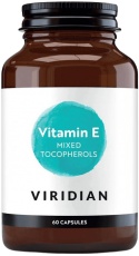 Viridian Vitamin E Mixed Tocopherols 60 kapslí