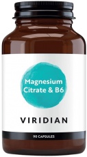 Viridian Magnesium Citrate s Vitamínem B6 90 kapslí