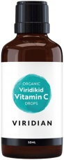 Viridian Viridikid Vitamín C v kapkách pro děti Organic 50 ml