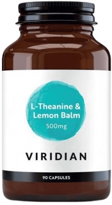 Viridian L-Theanine & Lemon Balm (L-Theanin s meduňkou) 30 kapslí