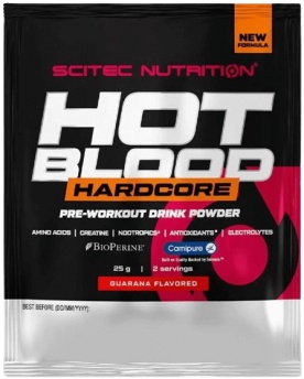 Scitec Hot Blood Hardcore 25 g - růžová limonáda