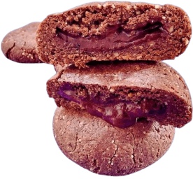 Passion Nutrition MPower Cookie Gain Mini 5x40 g - Malinové brownie/malinová náplň