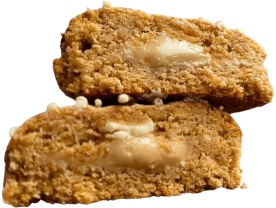 Passion Nutrition MPower Cookie Gain Mini 5x40 g - Malinové brownie/malinová náplň