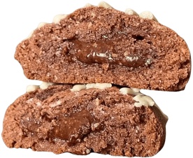 Passion Nutrition MPower Cookie Gain Mini 5x40 g - Malinové brownie/malinová náplň