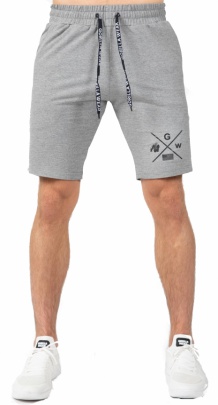 Gorilla Wear Pánské šortky Cisco Shorts Gray/Black