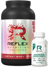 Reflex Instant Whey PRO 900 g + Magnesium Bisglycinate 90 kapslí ZDARMA