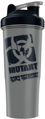 Mutant Born Hardcore Šejkr Cup 1000 ml - šedo/černý