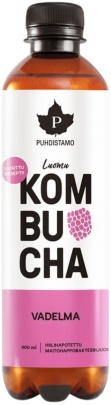 Puhdistamo Kombucha BIO 400 ml - malina