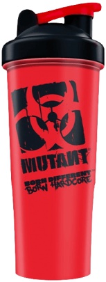 Mutant Born Hardcore Šejkr Cup 1000 ml - šedo/černý