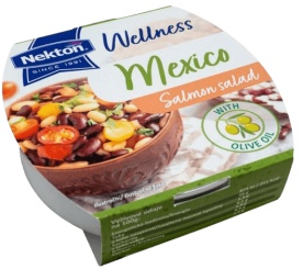 Nekton Lososový salát WELLNESS 160 g - Red quinoa