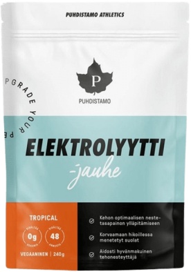 Puhdistamo Electrolyte Powder 240 g + láhev 500 ml ZDARMA