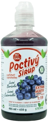 CUKR STOP sirup 650g - Zahradní jahoda