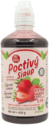 CUKR STOP sirup 650g - Zahradní jahoda
