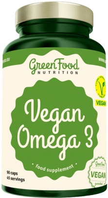 GreenFood Vegan Omega 3 90 kapslí