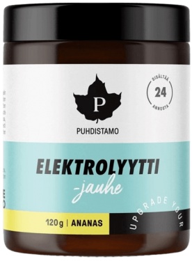 Puhdistamo Electrolyte Powder 120g - ananas + láhev 500 ml ZDARMA