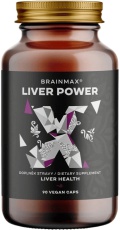 BrainMax Liver Power komplexní podpora jater 90 rostlinných kapslí