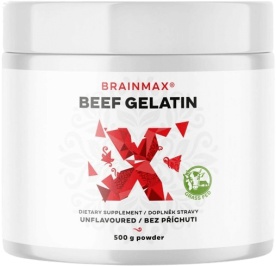 BrainMax Beef Gelatin Grass-fed hovězí želatina 500 g