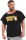 Gorilla Wear Pánské tričko s krátkým rukávem Classic Workout Top Černo/zlatá - S/M
