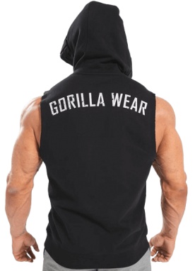 Gorilla Wear Pánska mikina bez rukávu Marshall Sleeveless Černá