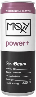 GymBeam MOXY power+ Energy Drink 330 ml