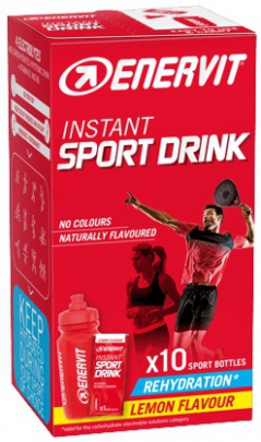 Enervit Sport drink 10x16 g - citrón PROŠLÉ DMT 4.9.2024