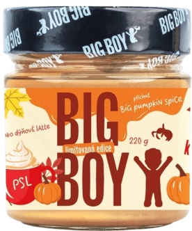 Big Boy BIG Pumpkin spice - Arašídový krém s příchutí dýňového koření 220 g VÝPRODEJ 21.9.2025
