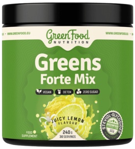 GreenFood Greens Forte Mix 240 g + Láhev ZDARMA