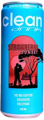 Clean Drink BCAA 330 ml - sunrise bez kofeinu