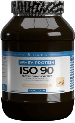 Titánus Whey Isolate 90 2000g - jahoda VÝPRODEJ 15.7.2025