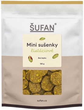 Šufan Mini sušenky 180 g - pistácie