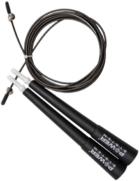 Power System Švihadlo CROSSFIT JUMP ROPE - černá
